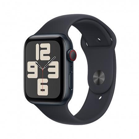 Смарт часовник Apple Watch SE2 v2 Cell 44mm Midnight/Mid Band M/L mrh83 , 32 , Apple S8 SiP 64-bit Dual Core Изображение