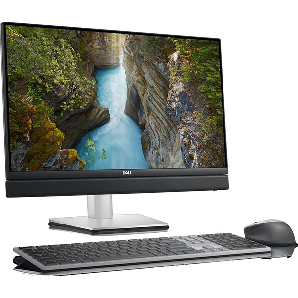 Dell Optiplex 7410 AIO, Intel Core i5-13500T (6+8 Cores/24MB/1.6GHz to 4.6GHz), 23.8" FHD (1920x1080) Touch, 8GB (1x8GB) DDR4, 256GB SSD PCIe M.2, Integrated Graphics, Adj Stand, FHD Camera, Изображение