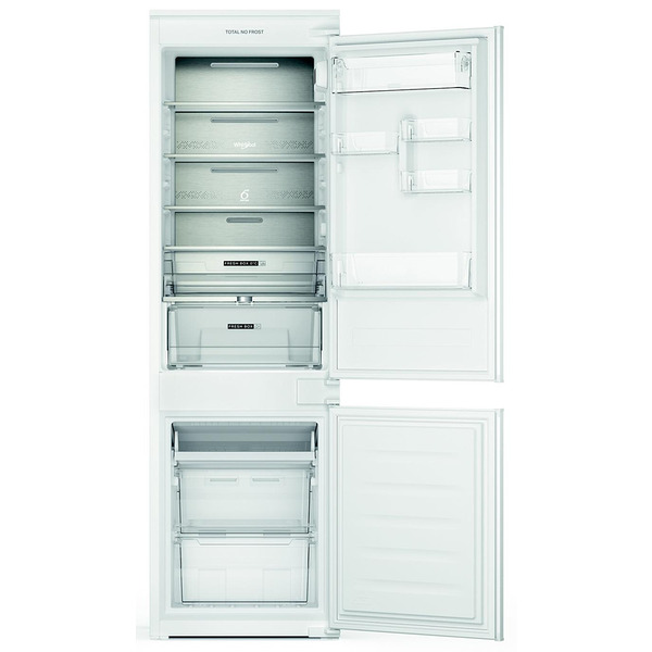 Вграден хладилник с фризер Whirlpool WHC18 T132 , 250 l, E , No Frost , Да Изображение