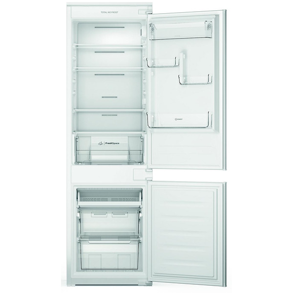 Вграден хладилник с фризер Indesit INC18 T112 , 250 l, E , No Frost , Да Изображение