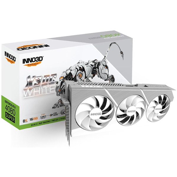 Inno3D GeForce RTX 4080 Super 16GB GDDR6X X3 OC White Изображение