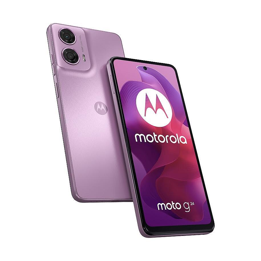 Смартфон Motorola MOTO G24 128/8 PINK LAVENDER , 128 GB, 8 GB Изображение