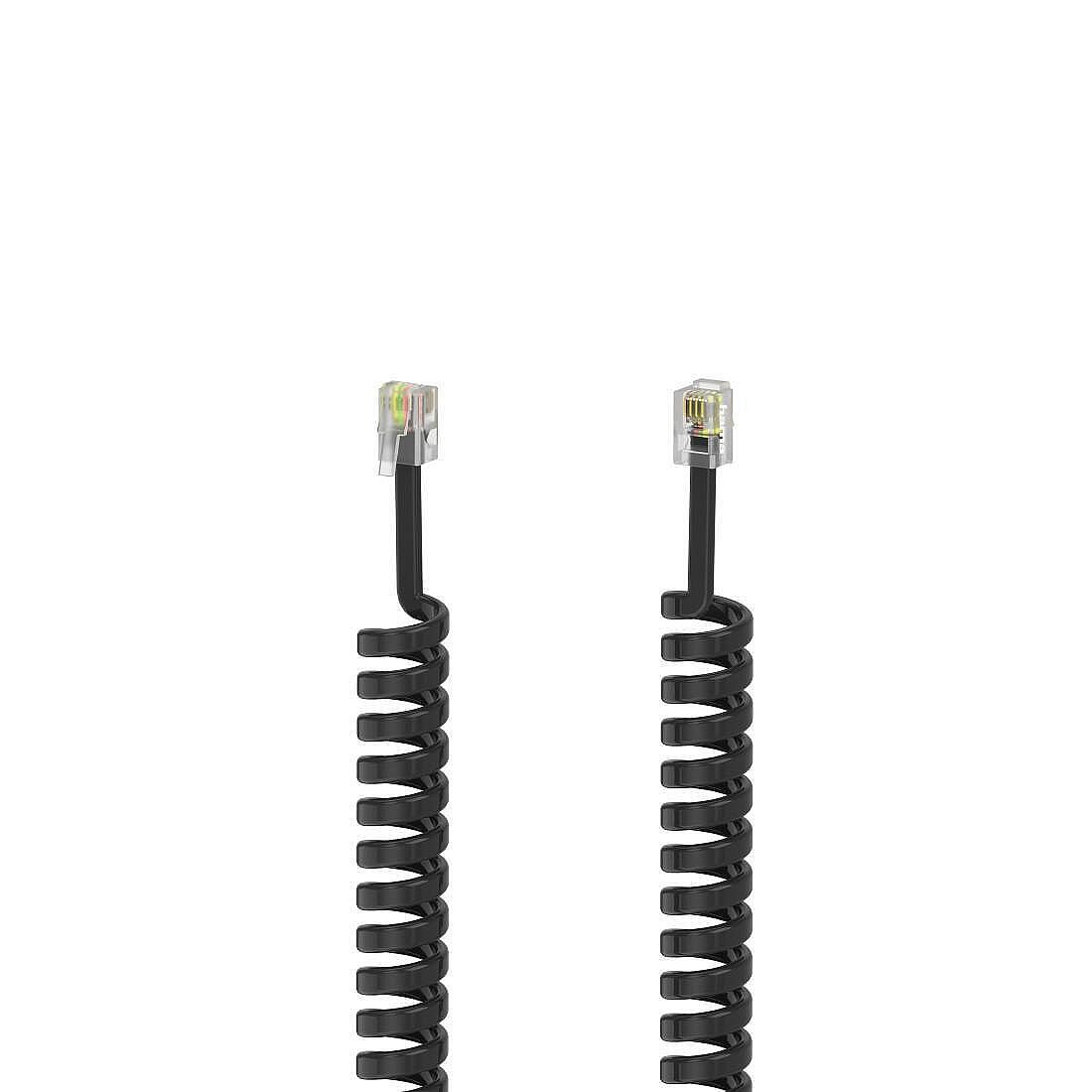 HAMA Телефонен кабел, 4p4c модулен - 4p4c модулен, 1,5 м Изображение