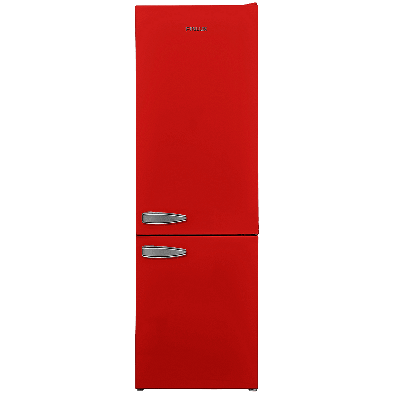 Хладилник с фризер Finlux FXCA 31310 REE RETRO , 268 l, E , Статична , Червен Изображение