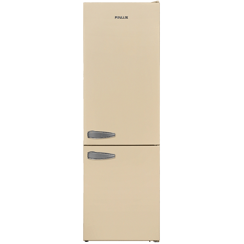 Хладилник с фризер Finlux FXCA 31320 BEE RETRO , 268 l, E , Статична , Бежов Изображение