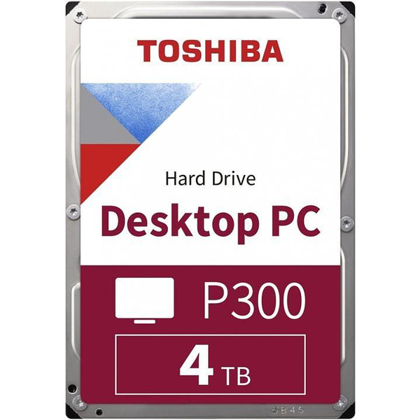 Toshiba P300 4TB ( 3.5", 128MB, 5400 RPM, SATA 6Gb/s ) Изображение