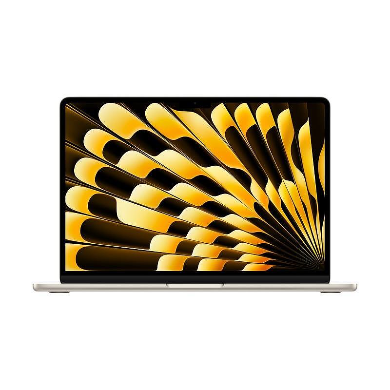 Лаптоп Apple MacBook Air 13.6" M3 256GB Starlight mrxt3 , 13.60 , Apple M3 Octa Core , 256GB SSD , 8 , Apple 8 Core GPU , Mac OS Изображение