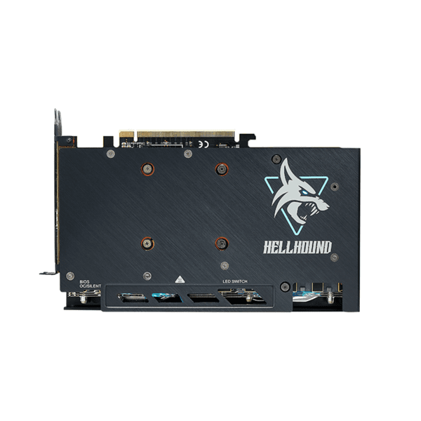 Видео карта POWERCOLOR AMD RADEON RX 7600 XT Hellhound 16GB OC GDDR6 Изображение