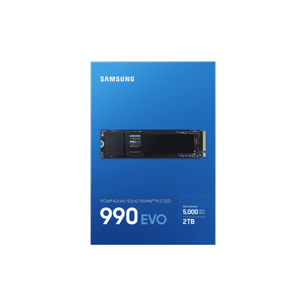 SSD SAMSUNG 990 EVO, 2TB, M.2 Type 2280, PCIe 4.0 x4, NVMe MZ-V9E2T0BW Изображение