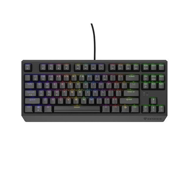Genesis Gaming Keyboard Thor 230 TKL US RGB Mechanical Outemu Brown Black Hot Swap Изображение