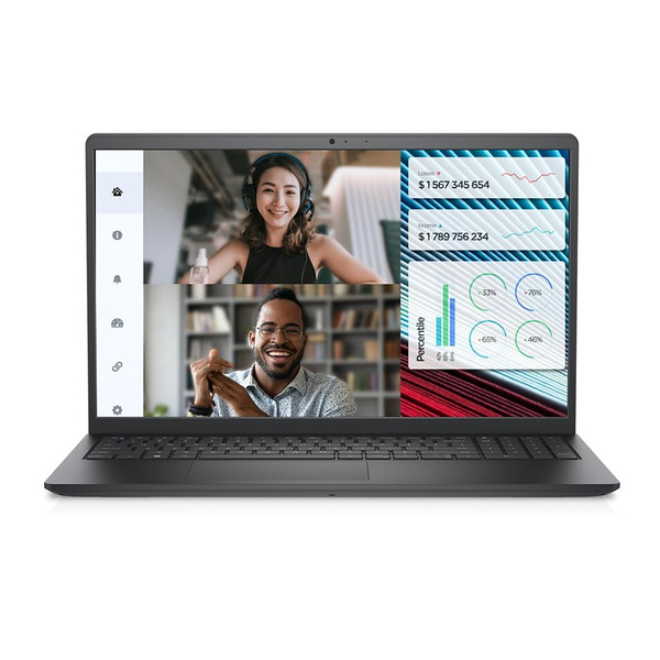 Dell Vostro 3520, Intel Core i5-1235U (12 MB Cache up to 4.40 GHz), 15.6" FHD (1920x1080) AG 120Hz WVA 250nits, 16GB, 2x8GB DDR4, 1TB PCIe M.2, UHD Graphics, HD Cam and Mic, 802.11ac, BG KB, Изображение