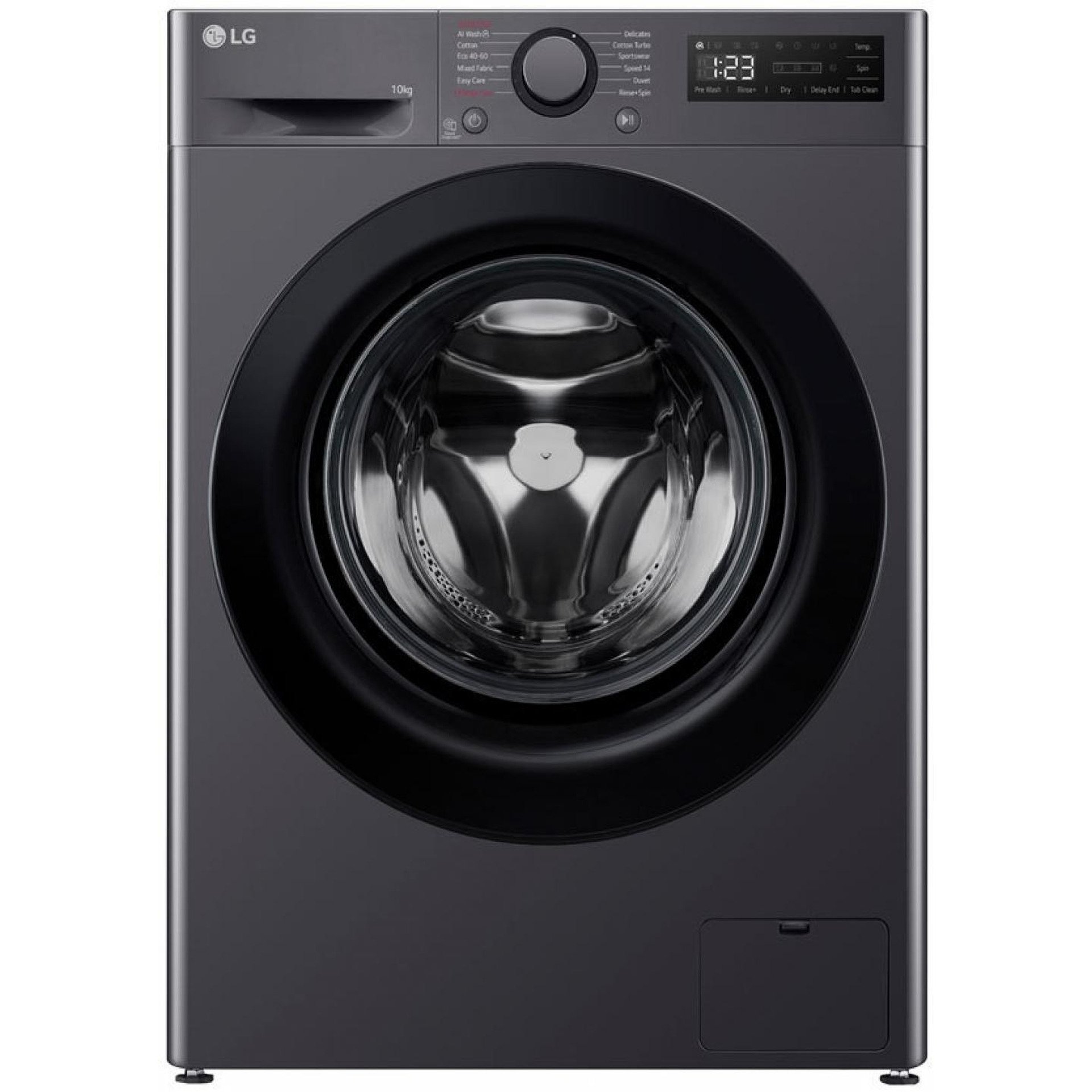 Пералня LG F4WR510SBM , 1400 об./мин., 10.00 kg, A , Черен