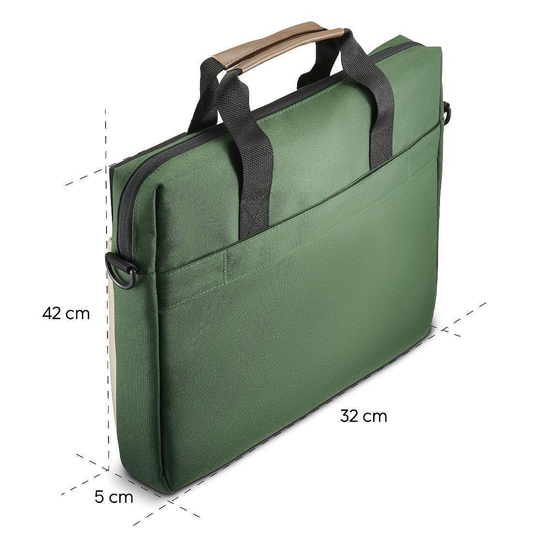 Чанта за лаптоп Hama "Silvan", от 40 - 41 см (15,6"-16,2"), зелена Изображение