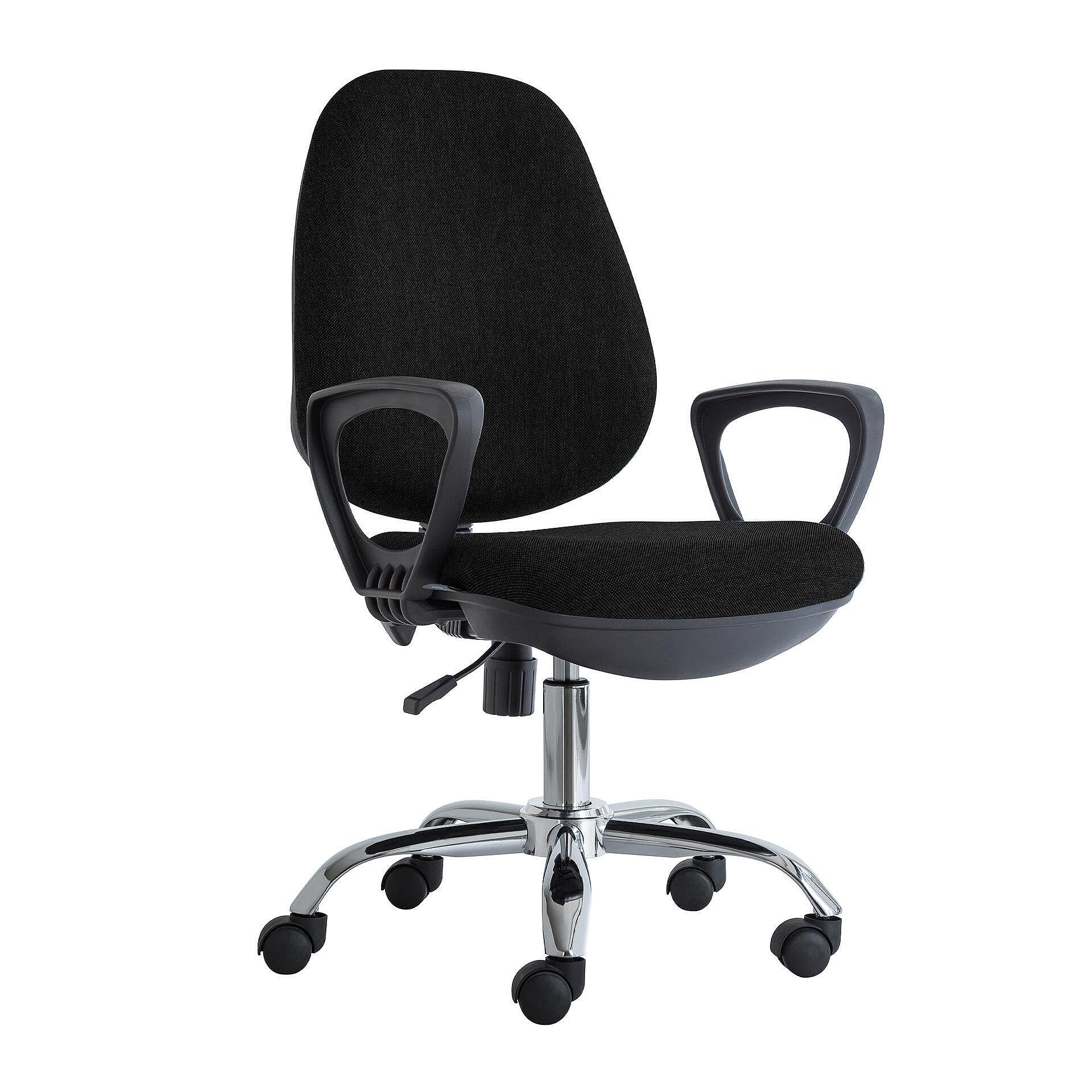 RFG Работен стол Presto Chrome, черен Изображение