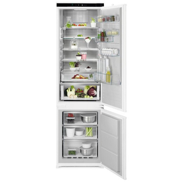 Вграден хладилник с фризер AEG NSC8M191DS , 269 l, D , No Frost , Да Изображение