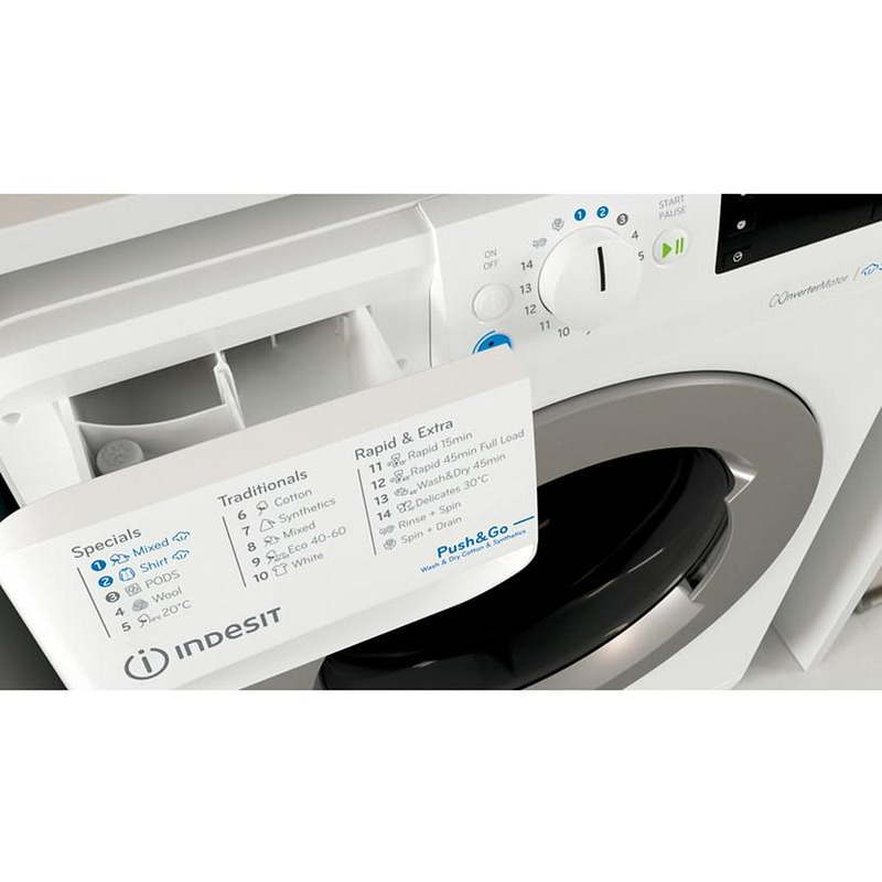 Пералня със сушилня Indesit BDE 76435 WSV EE