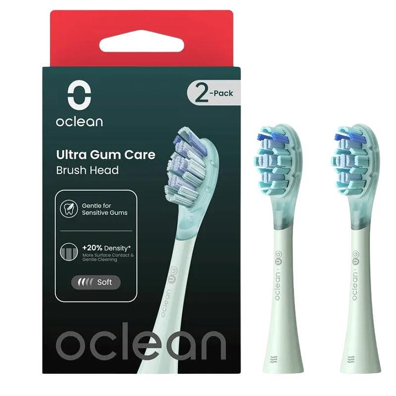 Накрайник за четки за зъби Oclean Ultra Gum Care Brush Head 2 pcs Green UC01 G02 Изображение