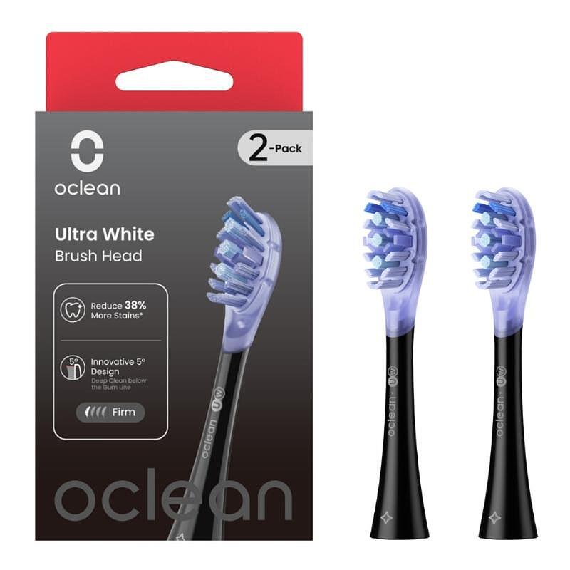 Накрайник за четки за зъби Oclean Ultra White Brush Head 2 pcs Black UW02 B02 Изображение