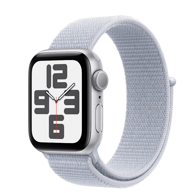 Смарт часовник Apple Watch SE 40mm Silver/Blue Cloud Loop mxe93