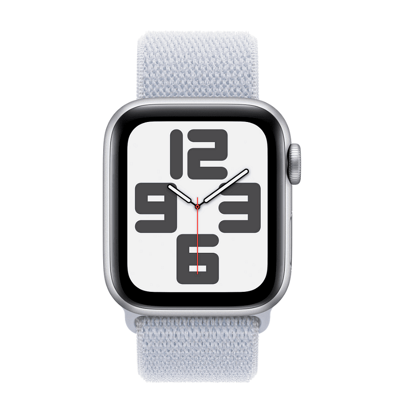 Смарт часовник Apple Watch SE 40mm Silver/Blue Cloud Loop mxe93