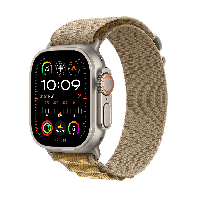 Смарт часовник Apple Watch Ultra 49mm Natural/Tan Alpine M mx4h3