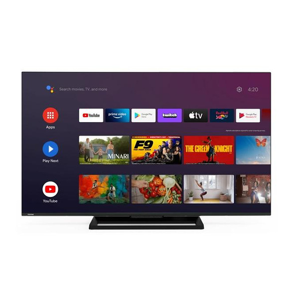 Телевизор Toshiba 55UA3E63DG ANDROID SMART , 139 см, 3840x2160 UHD-4K , 55 inch, Android , LED , Smart TV