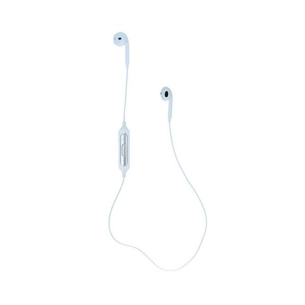 Слушалки с микрофон DEVIA EM019 BLUETOOTH WHITE , ТАПИ , Bluetooth Изображение