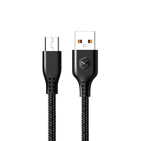 Кабел Xmart Warrior Black USB-microUSB 1M Изображение