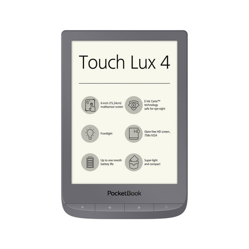 Електронна книга PocketBook PB627 TOUCH LUX 4 GREY