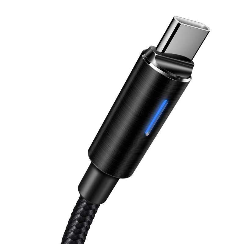Кабел Xmart USB-Type-C KING Auto disconnect 1M Black