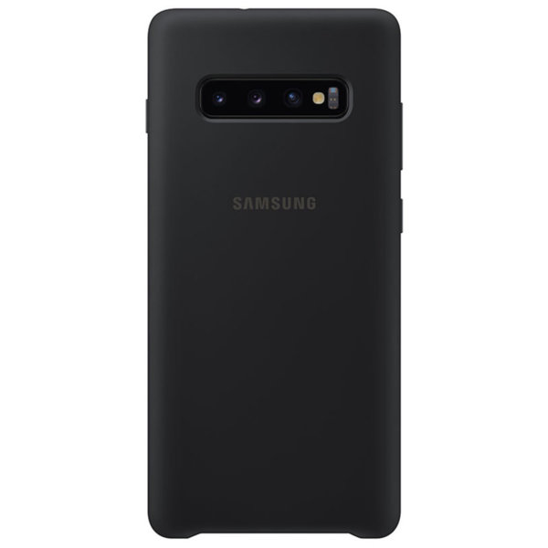 Калъф Samsung S10+ SILICON EF-PG975TBEGWW BLACK Изображение