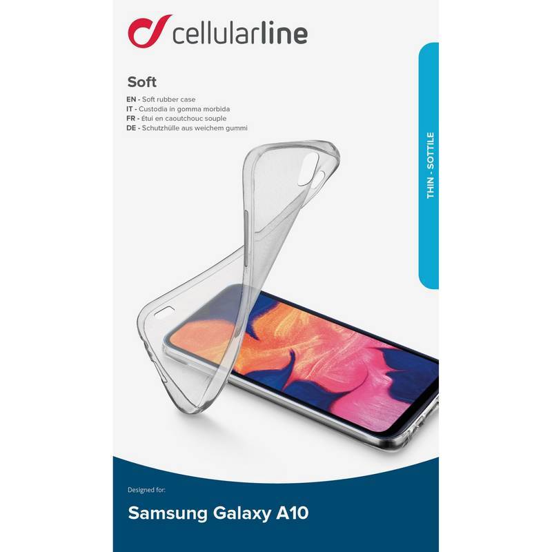 Калъф за смартфон Cellularline SOFT SAMSUNG GALAXY A10 ПРОЗРАЧЕН