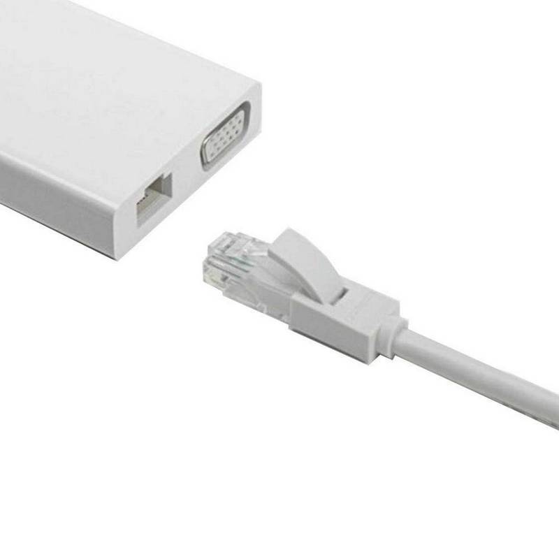Адаптер Xiaomi Mi USB-C to VGA/Gigabit Ethernet Multi JGQ4005TY