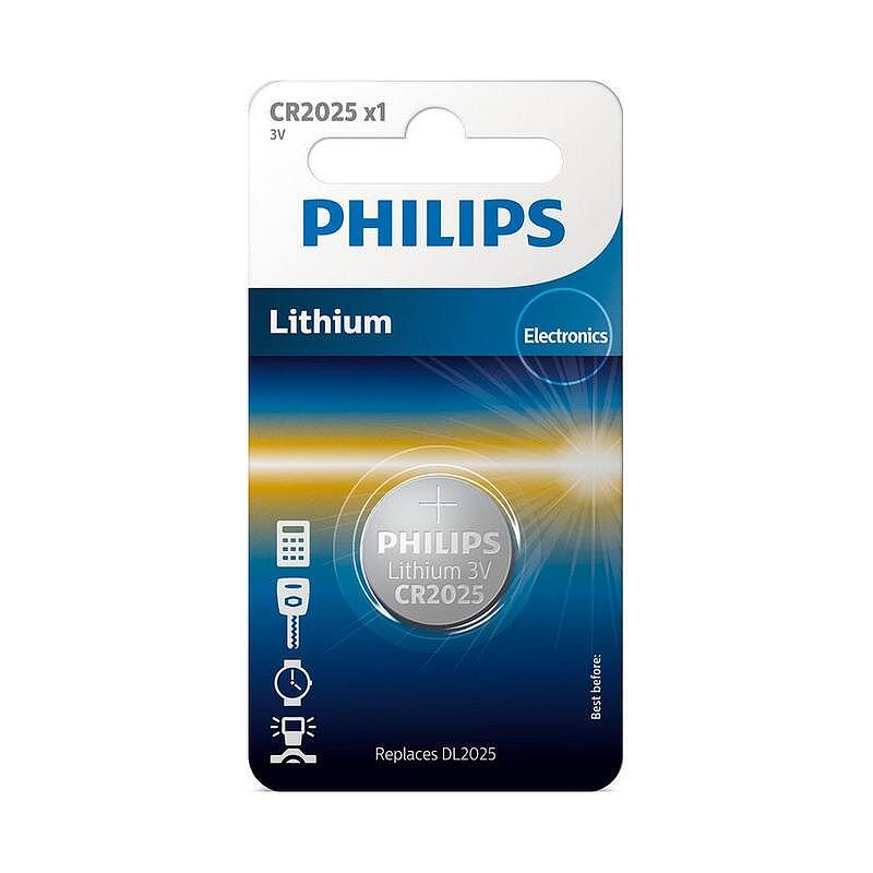 Батерия Philips CR2025/01B Изображение