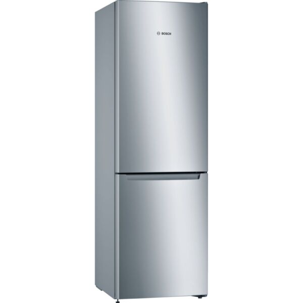 Хладилник с фризер Bosch KGN33NLEB , 282 l, E , No Frost , Инокс Изображение