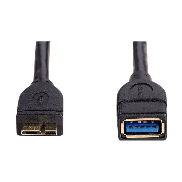 Кабел Hama 54511 OTG USB-MICROUSB 3.0 0.15M