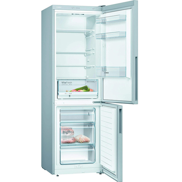 Хладилник с фризер Bosch KGV362LEA , 308 l, E , LowFrost , Инокс Изображение