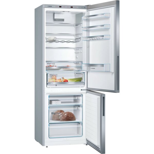Хладилник с фризер Bosch KGE49AICA , 419 l, C , LowFrost , Инокс Изображение