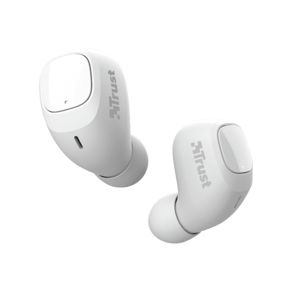 Слушалки Trust NIKA COMPACT BT WHITE , IN-EAR (ТАПИ) , Bluetooth Изображение