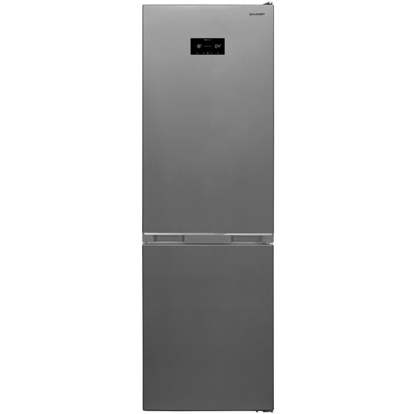 Хладилник с фризер Sharp SJ-BA10DHXLF*** , 331 l, F , No Frost , Инокс Изображение