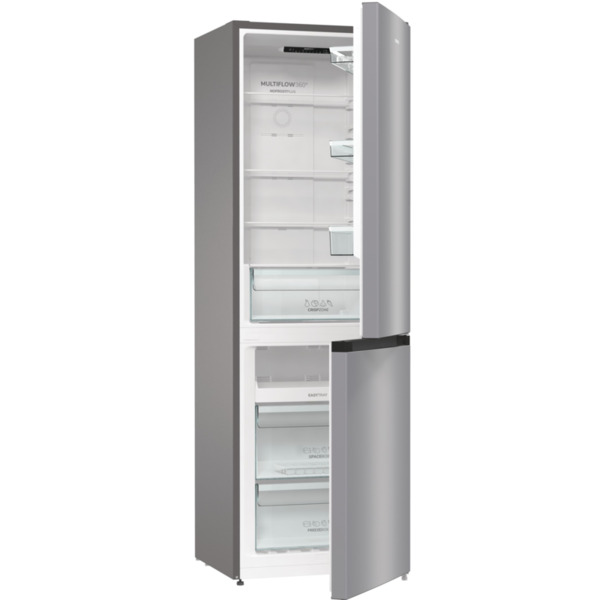 Хладилник с фризер Gorenje NRK6191PS4*** , 300 l, F , No Frost , Сив Изображение