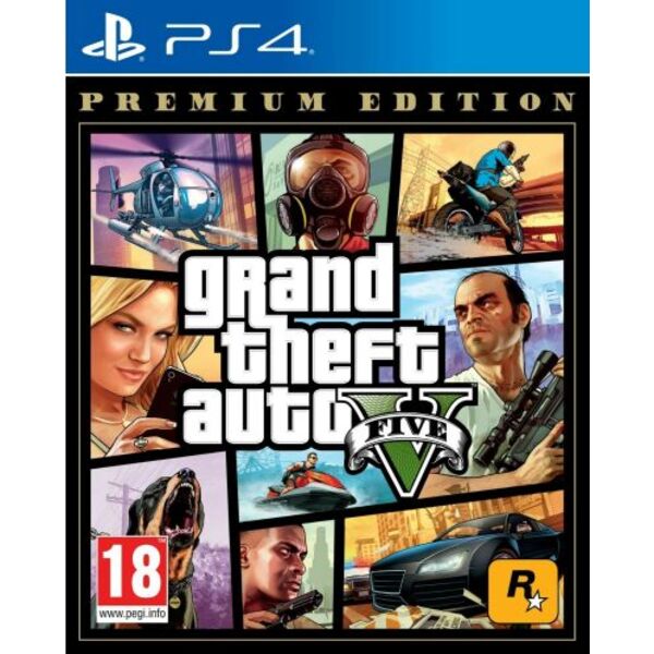 Игри Rockstar Games Grand Theft Auto V - Premium Edition (PS4)