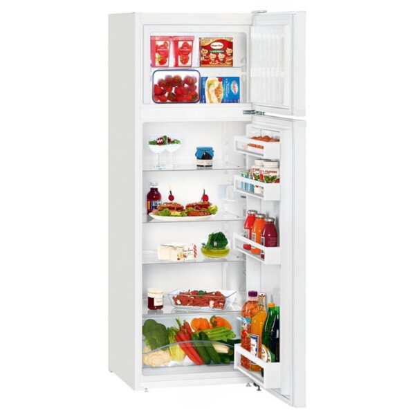 Хладилник с горна камера Liebherr CTP 251-21 , 270 l, F , SmartFrost , Бял Изображение