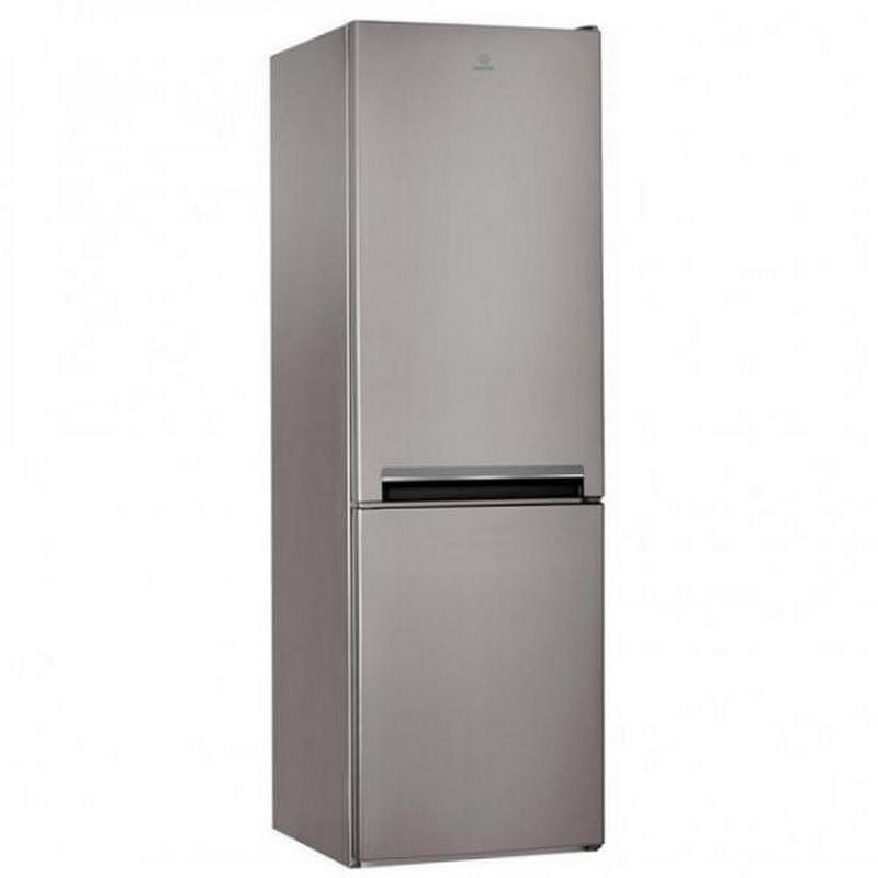 Хладилник с фризер Indesit LI8 S1E S , 339 l, F , Сив , Статична