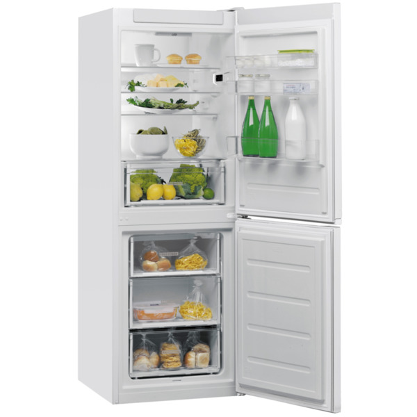 Хладилник с фризер Whirlpool W5 711E W 1*** , 308 l, F , Статична , Бял Изображение