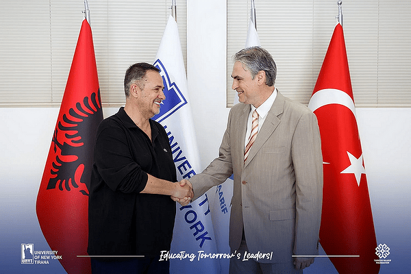 UNYT’s Rector Prof. Dr. Erkan Erdemir and Esteemed Entrepreneur Samir Mane Engage in a Heartwarming Meeting