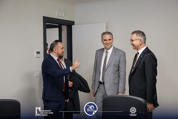 TMF Country Representative in Kosovo, Mr. Oğuz Hamza Yılmaz, Visits UNYT.