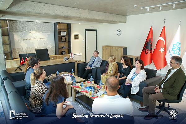 UNYT hosted a delegation from Yıldız Technical University, Türkiye Faculty of Architecture, including Assoc. Prof. Dr. Aynur ÇİFCİ, Dr. Drahşan UĞURYOL, and MSc. Zeynep AKTAŞ.