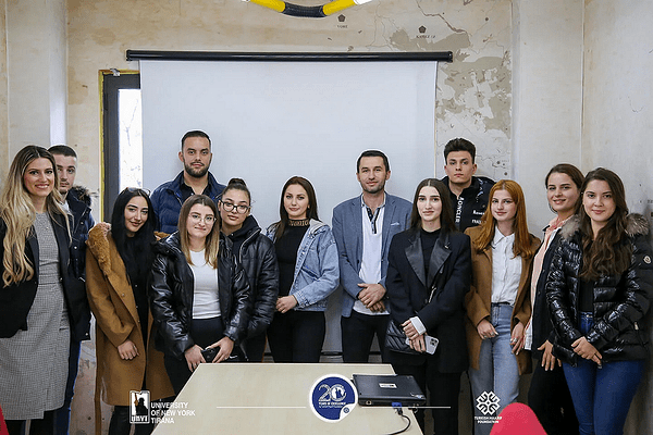 UNYT Students Visit Tirana District Council