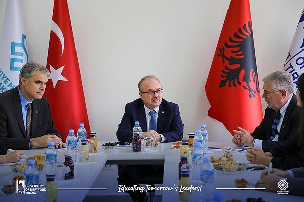 Meeting at Senate room with Prof. Dr. Birol AKGÜN